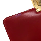 ジバンシィ GIVENCHY 4G チェーン ミディアム バッグ レッド ゴールド金具 カーフレザー レディース ショルダーバッグ