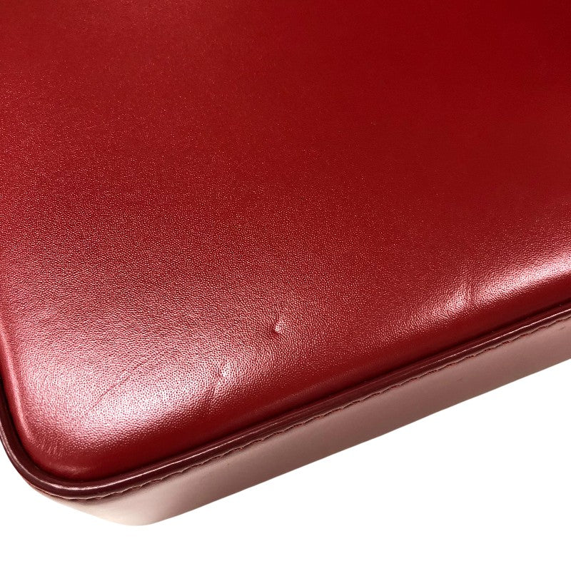 ジバンシィ GIVENCHY 4G チェーン ミディアム バッグ レッド ゴールド金具 カーフレザー レディース ショルダーバッグ