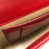 ジバンシィ GIVENCHY 4G チェーン ミディアム バッグ レッド ゴールド金具 カーフレザー レディース ショルダーバッグ