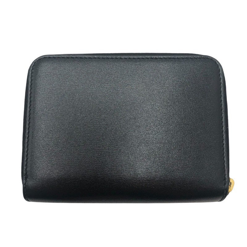 サンローラン SAINT LAURENT タイニーモノグラムコンパクトウォレット 635263 カーフスキン レディース 二つ折り財布