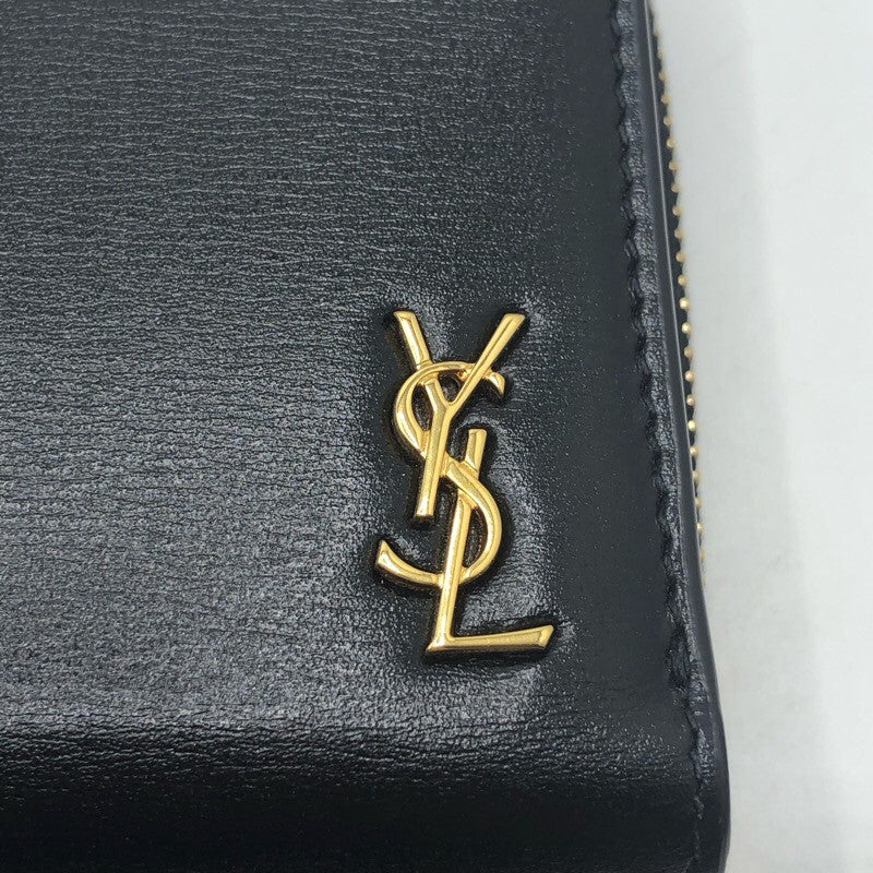サンローラン SAINT LAURENT タイニーモノグラムコンパクトウォレット 635263 カーフスキン レディース 二つ折り財布