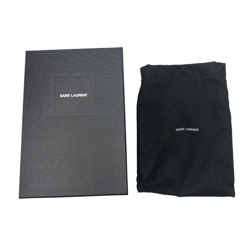 サンローラン SAINT LAURENT タイニーモノグラムコンパクトウォレット 635263 カーフスキン レディース 二つ折り財布