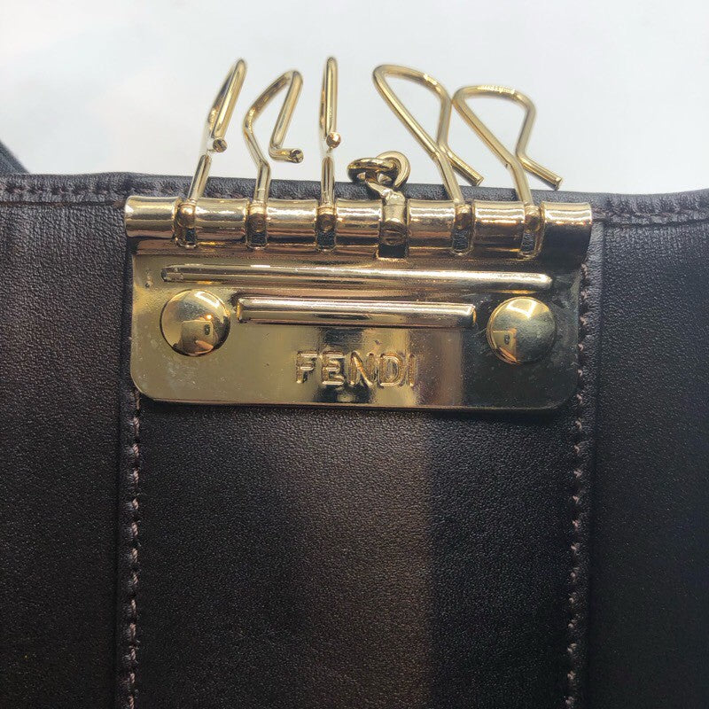 フェンディ FENDI ズッカ6連キーケース 8AP079 キャンバス ユニセックス キーケース