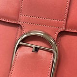 デルヴォー DELVAUX ブリヨンGM ピンク シルバー金具 レザー レディース ハンドバッグ