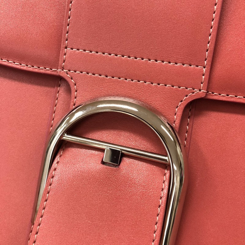 デルヴォー DELVAUX ブリヨンGM ピンク シルバー金具 レザー レディース ハンドバッグ