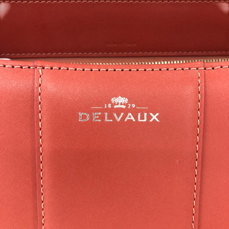 デルヴォー DELVAUX ブリヨンGM ピンク シルバー金具 レザー レディース ハンドバッグ