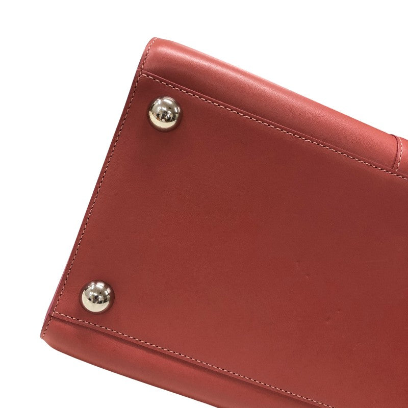 デルヴォー DELVAUX ブリヨンGM ピンク シルバー金具 レザー レディース ハンドバッグ