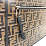 フェンディ FENDI ラナウェイショッパー 8BH351 ブラウン エンボスレザー ユニセックス ハンドバッグ