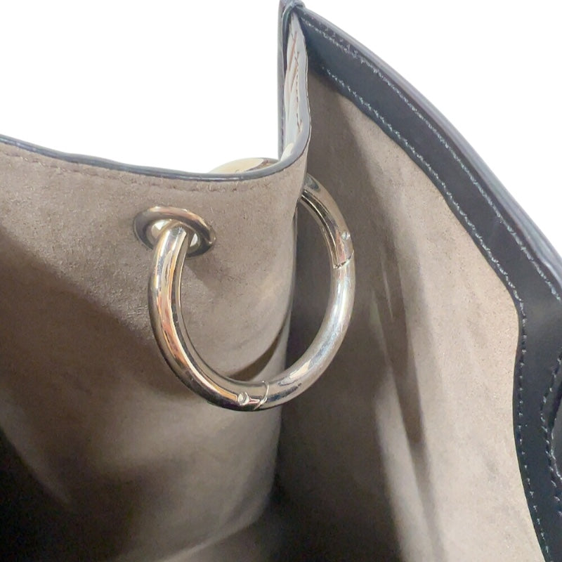 フェンディ FENDI ラナウェイショッパー 8BH351 ブラウン エンボスレザー ユニセックス ハンドバッグ