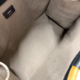 フェンディ FENDI ラナウェイショッパー 8BH351 ブラウン エンボスレザー ユニセックス ハンドバッグ