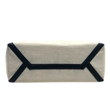 ヴァレンティノ VALENTINO VNTRロゴトートバッグ アイボリー/ブラック キャンバス レディース トートバッグ