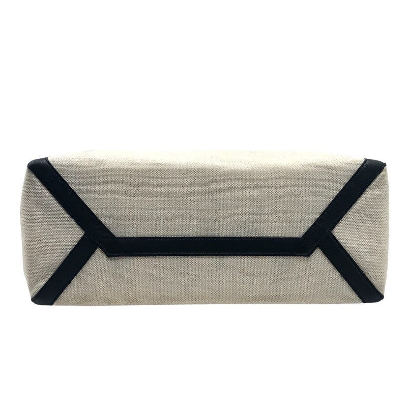 ヴァレンティノ VALENTINO VNTRロゴトートバッグ アイボリー/ブラック キャンバス レディース トートバッグ