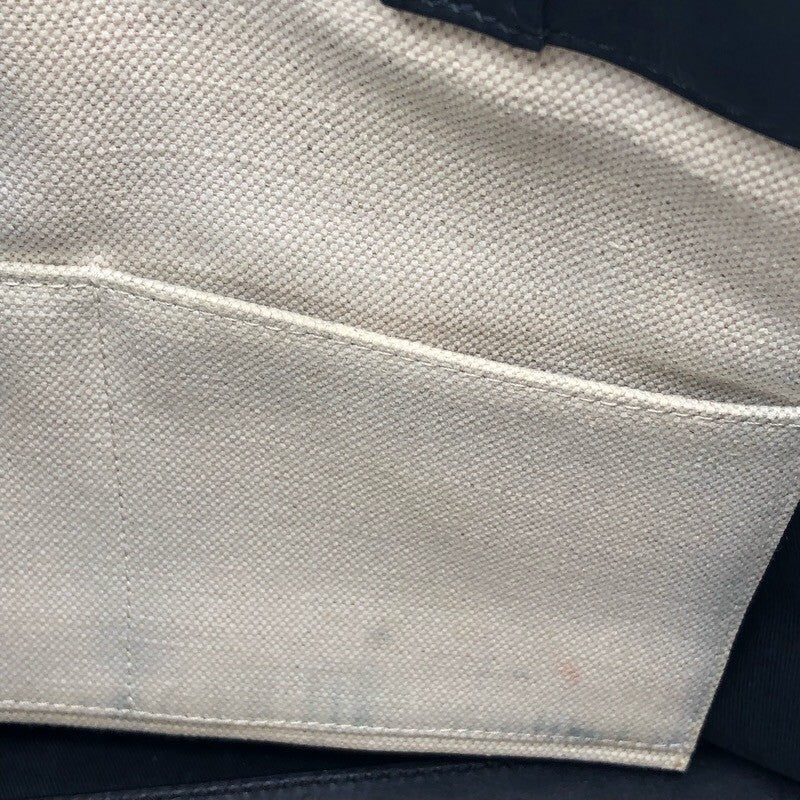 ヴァレンティノ VALENTINO VNTRロゴトートバッグ アイボリー/ブラック キャンバス レディース トートバッグ