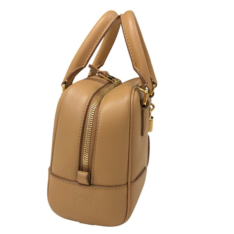 ロエベ LOEWE アマソナ16スクエア A039N21X01 ベージュ ゴールド金具