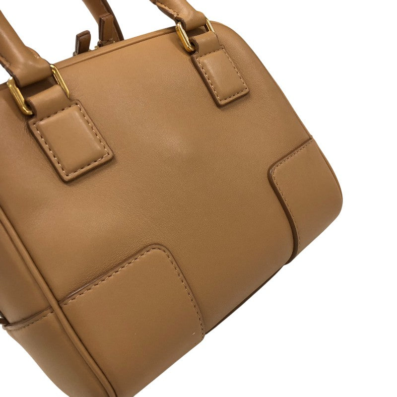 ロエベ LOEWE アマソナ16スクエア A039N21X01 ベージュ ゴールド金具