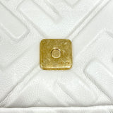 フェンディ FENDI バゲットバッグミニ 8BS017 ホワイト/ゴールド金具 レザー レディース ショルダーバッグ