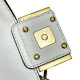 フェンディ FENDI バゲットバッグミニ 8BS017 ホワイト/ゴールド金具 レザー レディース ショルダーバッグ