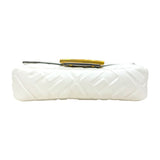 フェンディ FENDI バゲットバッグミニ 8BS017 ホワイト/ゴールド金具 レザー レディース ショルダーバッグ