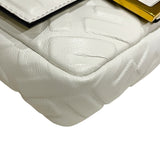 フェンディ FENDI バゲットバッグミニ 8BS017 ホワイト/ゴールド金具 レザー レディース ショルダーバッグ