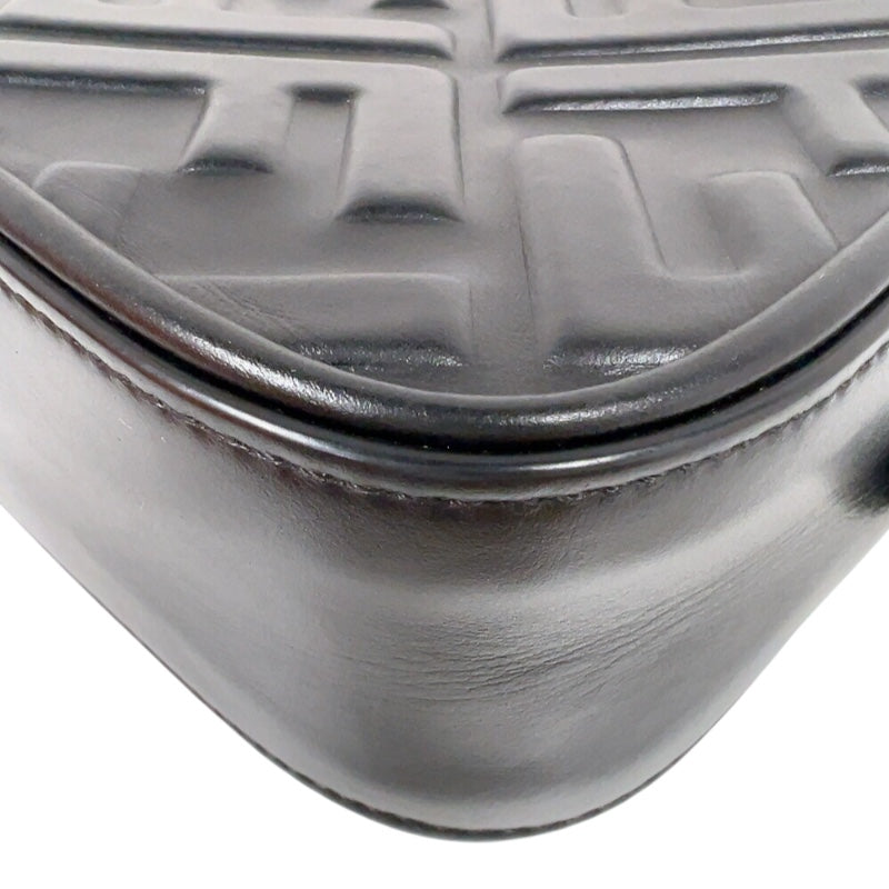 フェンディ FENDI FFエンボスロゴ　カメラケース 8BS077 ブラック　ゴールド金具 レザー ユニセックス ショルダーバッグ