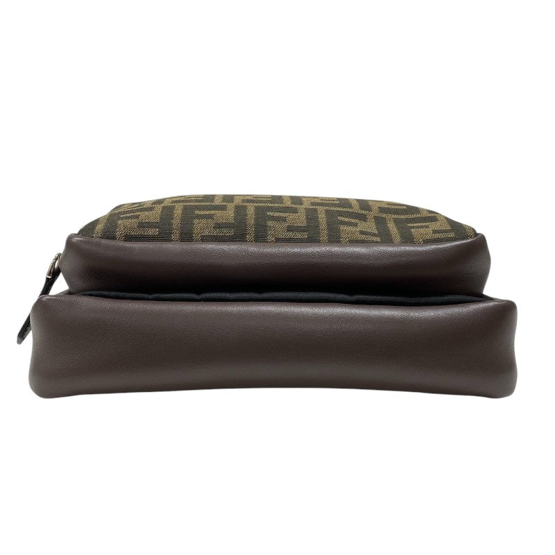 フェンディ FENDI ズッカ リュックサック 7VZ047 ブラック シルバー金具 レディース バックパック デイパック