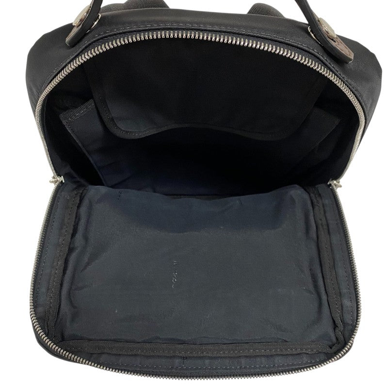 フェンディ FENDI ズッカ リュックサック 7VZ047 ブラック シルバー金具 レディース バックパック デイパック