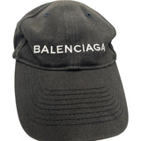 バレンシアガ BALENCIAGA ロゴ刺繍ベースボールキャップ 499071 ブラック コットン レディース その他ファッション雑貨