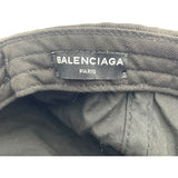 バレンシアガ BALENCIAGA ロゴ刺繍ベースボールキャップ 499071 ブラック コットン レディース その他ファッション雑貨
