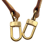 ルイ・ヴィトン LOUIS VUITTON ショルダーストラップ ベージュ/ゴールド金具 レザー ユニセックス ショルダーストラップ