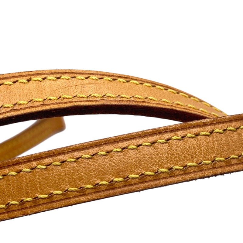 ルイ・ヴィトン LOUIS VUITTON ショルダーストラップ ベージュ/ゴールド金具 レザー ユニセックス ショルダーストラップ