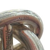 エルメス HERMES シェーヌダンクルブレスMM 16コマ シルバー SV925 ジュエリー