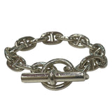 エルメス HERMES シェーヌダンクルブレスMM 16コマ シルバー SV925 ジュエリー