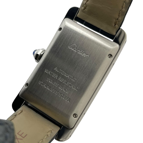 カルティエ Cartier タンクアメリカン MM WSTA0017 シルバー SS メンズ 腕時計
