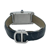 カルティエ Cartier タンクアメリカン MM WSTA0017 シルバー SS メンズ 腕時計