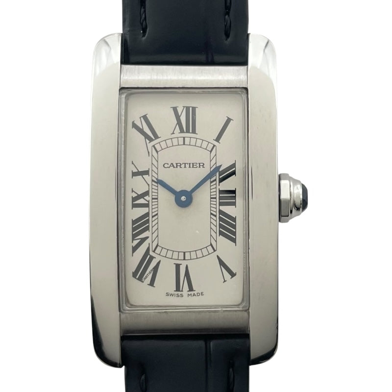 カルティエ Cartier タンクアメリカンSM WSTA0016 シルバー SS レディース 腕時計