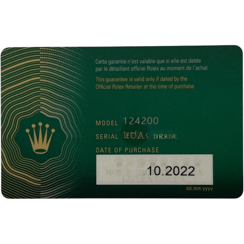 ロレックス ROLEX オイスターパーペチュアル 34 124200 ブラック SS 自動巻き メンズ 腕時計