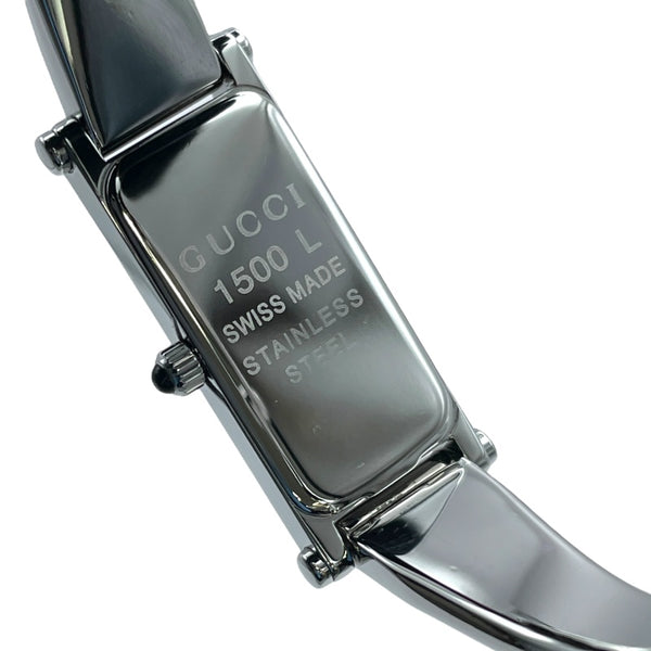 グッチ GUCCI レデイースウォッチ 1500L ブラック SS クオーツ レディース 腕時計