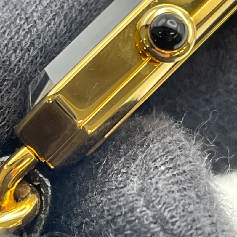 シャネル CHANEL プルミエール M H0001 ブラック GP クオーツ レディース 腕時計