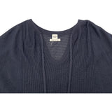 エルメス HERMES ニットケープコート ネイビー カシミヤ/シルク レディース その他アウター