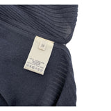 エルメス HERMES ニットケープコート ネイビー カシミヤ/シルク レディース その他アウター