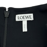 ロエベ LOEWE ノースリーブフレアワンピース S359Y09XBB ブラック レーヨン レディース ワンピース