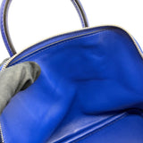 エルメス HERMES ボリード1923 ミニ C刻印 ブルーエレクトリック シルバー金具 シェーブル レディース ハンドバッグ
