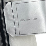 シャネル CHANEL ココマークボーダーワンピース P30885 グレー コットン レディース ワンピース