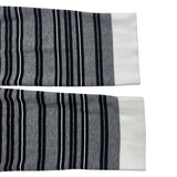 シャネル CHANEL ココマークボーダーワンピース P30885 グレー コットン レディース ワンピース