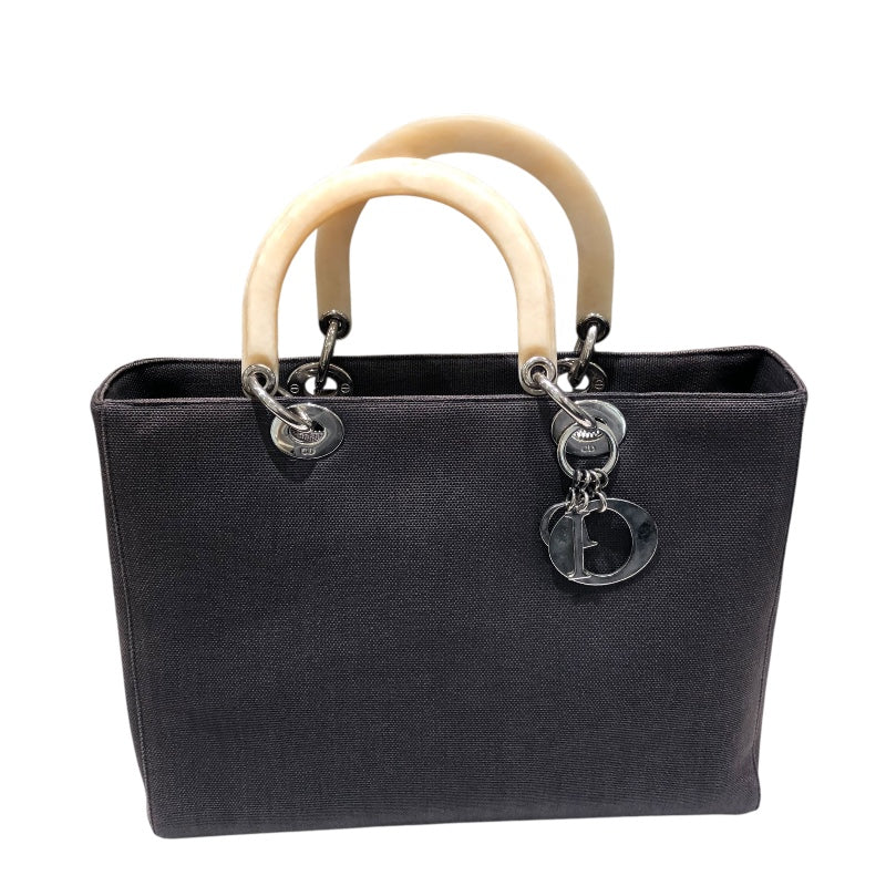 クリスチャン・ディオール Christian Dior レディディオールハンドバッグ ブラウン キャンバス レディース ハンドバッグ