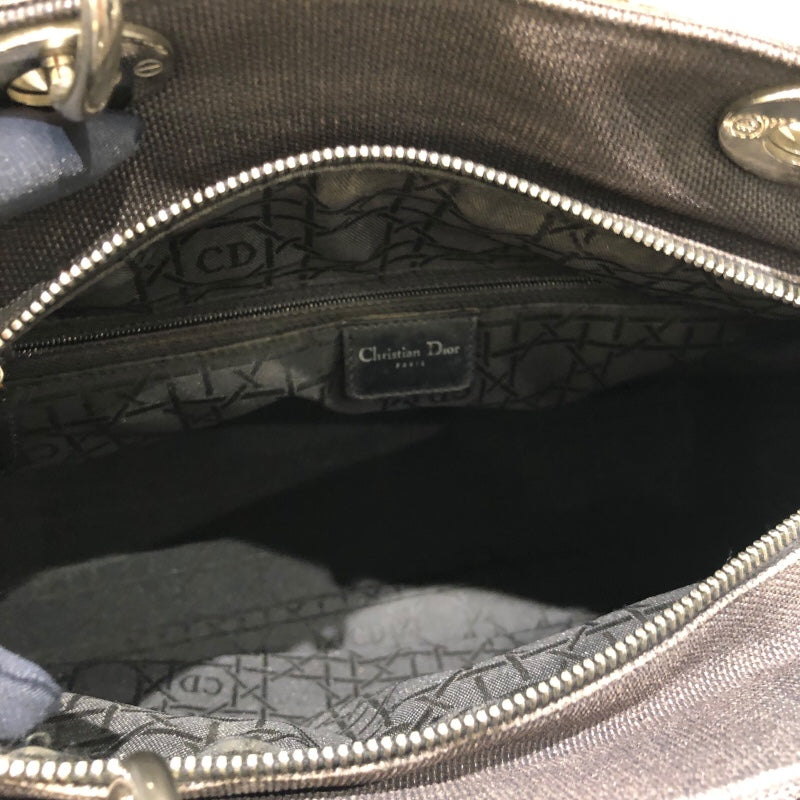 クリスチャン・ディオール Christian Dior レディディオールハンドバッグ ブラウン キャンバス レディース ハンドバッグ