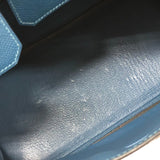 エルメス HERMES バーキン30 □L刻印 ブルードプリュス シルバー金具 エプソン レディース ハンドバッグ