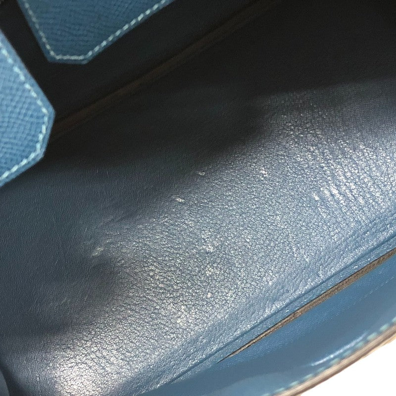 エルメス HERMES バーキン30 □L刻印 ブルードプリュス シルバー金具 エプソン レディース ハンドバッグ