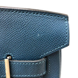 エルメス HERMES バーキン30 □L刻印 ブルードプリュス シルバー金具 エプソン レディース ハンドバッグ