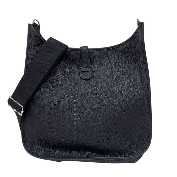 エルメス HERMES エヴリン3 GM D刻 ブラック シルバー金具 トリヨンクレマンス レディース ショルダーバッグ